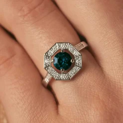 Bague Art Déco Rond 6 mm^GEMMYO Clearance