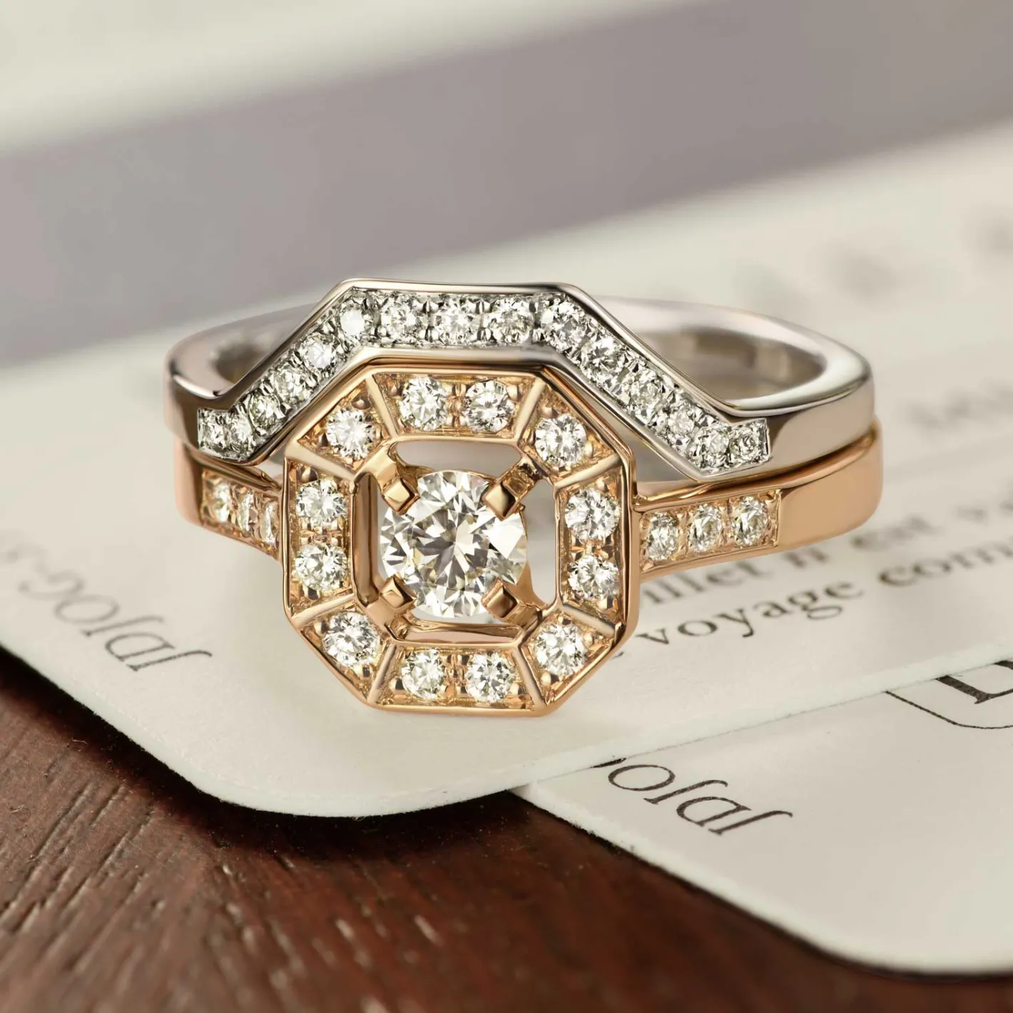 Bague Art Déco Rond 4 mm^GEMMYO New