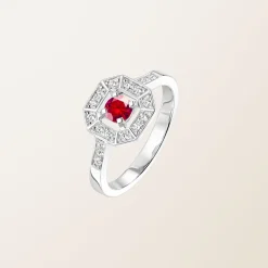 Bague Art Déco Rond 4 mm^GEMMYO Clearance