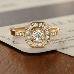 Bague Art Déco Rond 4 mm^GEMMYO Hot