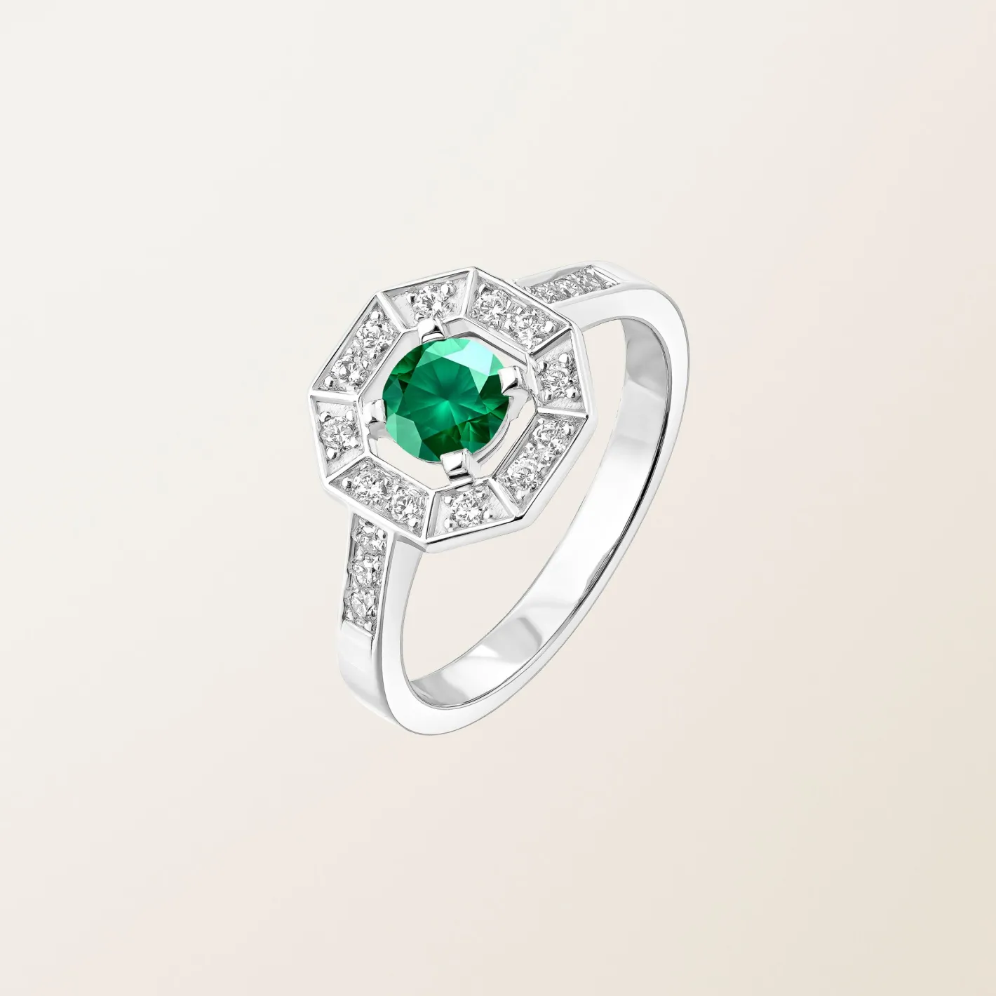 Bague Art Déco Rond 5 mm^GEMMYO Discount