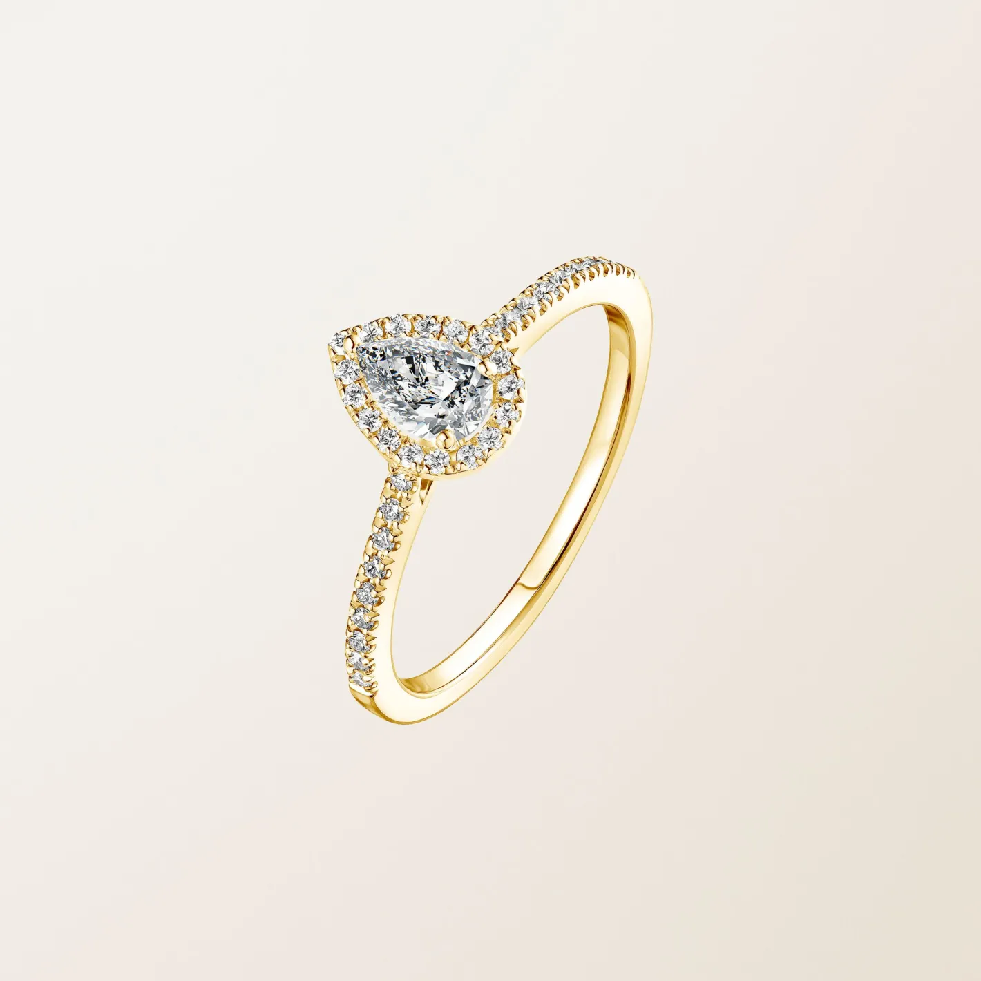 Bague Baby Rétromantique Poire Pavée^GEMMYO Hot