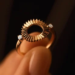 Bague Entaille Rayons^GEMMYO Discount