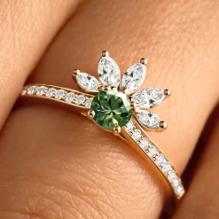 Bague EverBloom Pavée 4 mm^GEMMYO Online