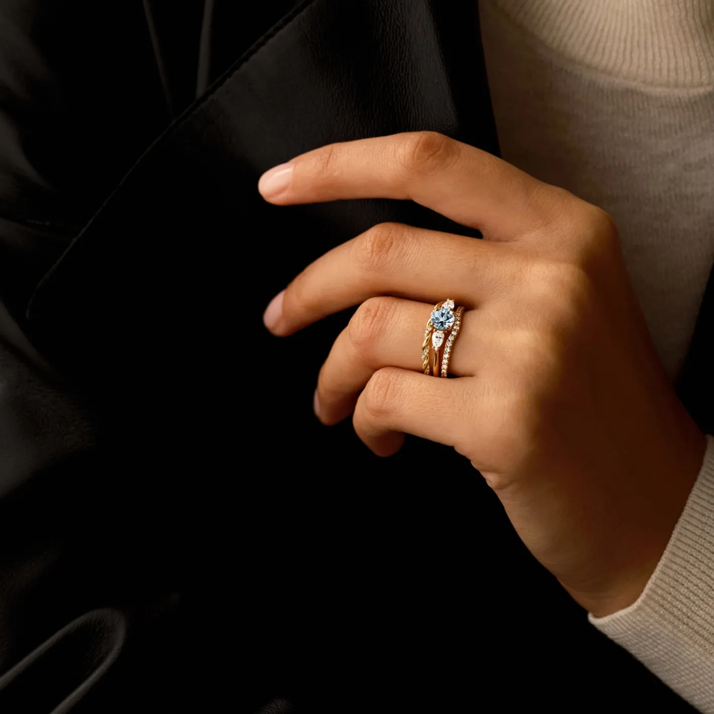 Bague Lady Duo de Poires^GEMMYO Fashion