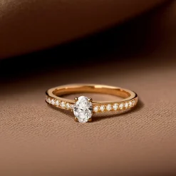 Bague Lady Ovale Pavée^GEMMYO Clearance
