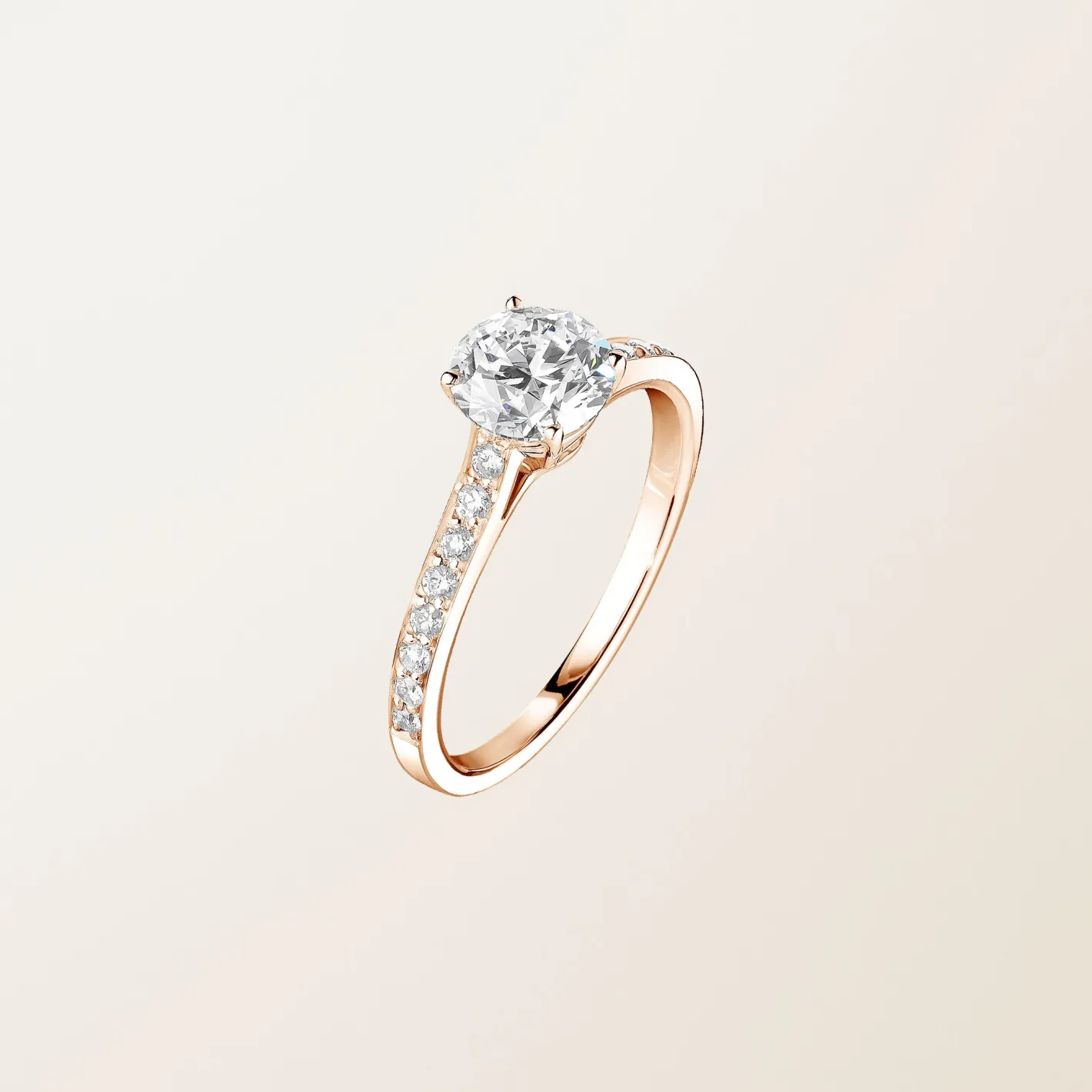 Bague Lady Pavée 1 ct^GEMMYO New