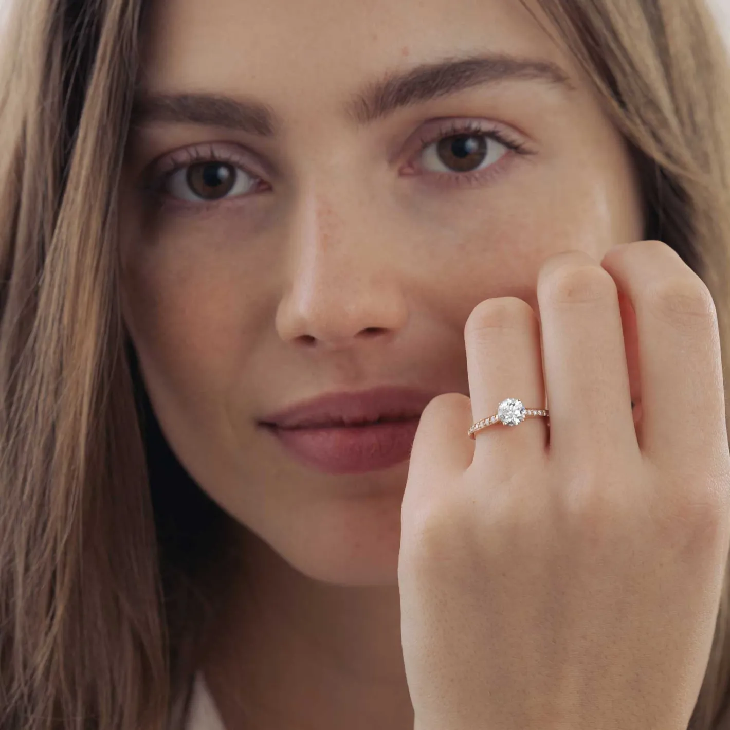 Bague Lady Pavée 1 ct^GEMMYO New