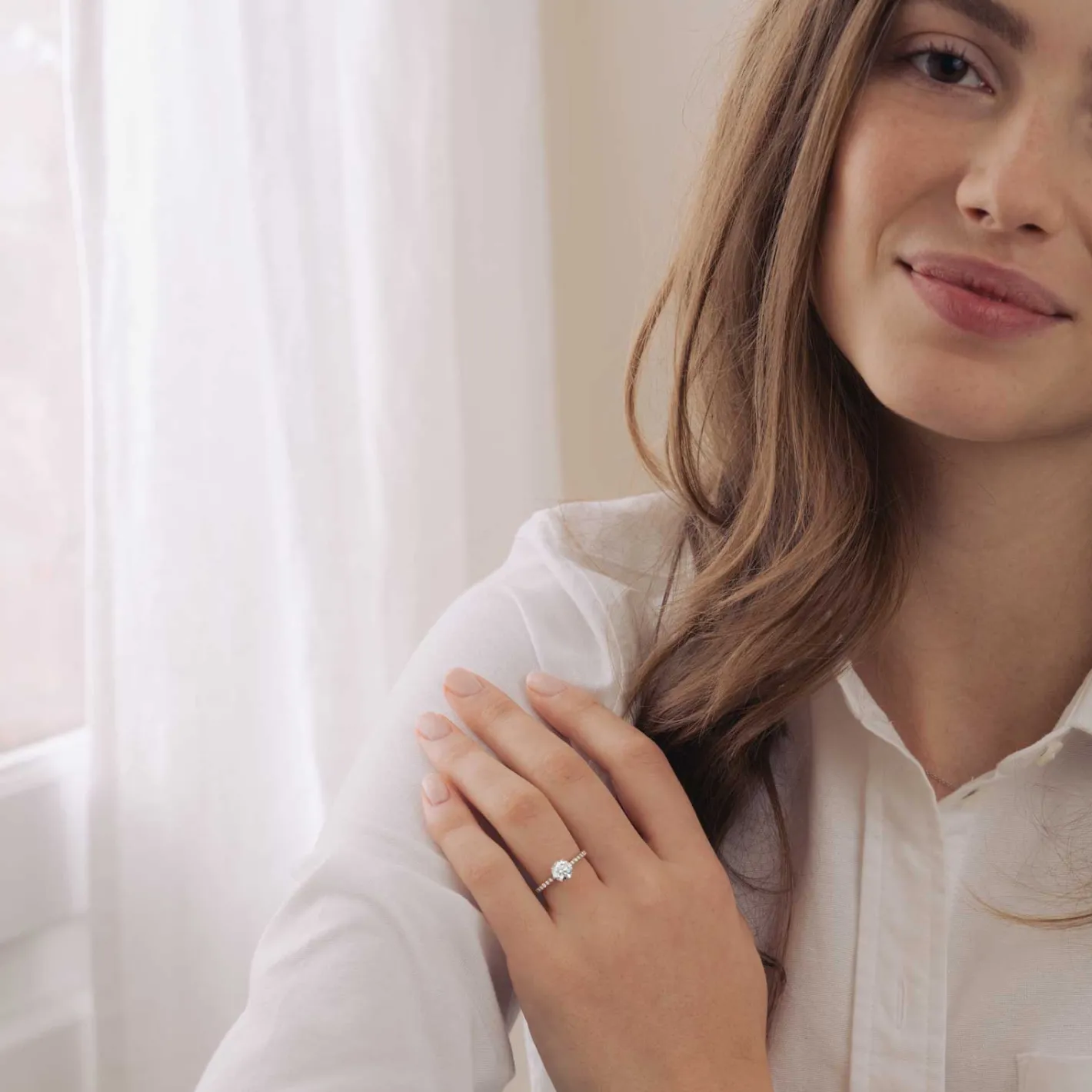 Bague Lady Pavée 1 ct^GEMMYO New