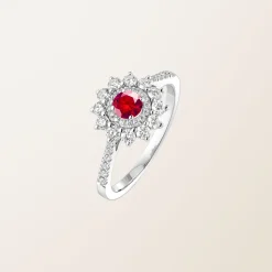 Bague Lefkos 4 mm Pavée^GEMMYO Sale
