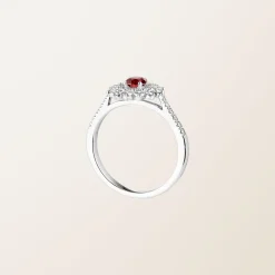 Bague Lefkos 4 mm Pavée^GEMMYO Sale
