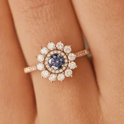 Bague Lefkos 5 mm Pavée^GEMMYO Outlet