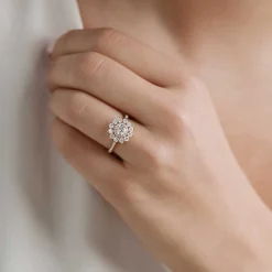 Bague Lefkos 5 mm Pavée^GEMMYO Outlet