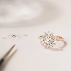 Bague Lefkos 5 mm Pavée^GEMMYO Outlet
