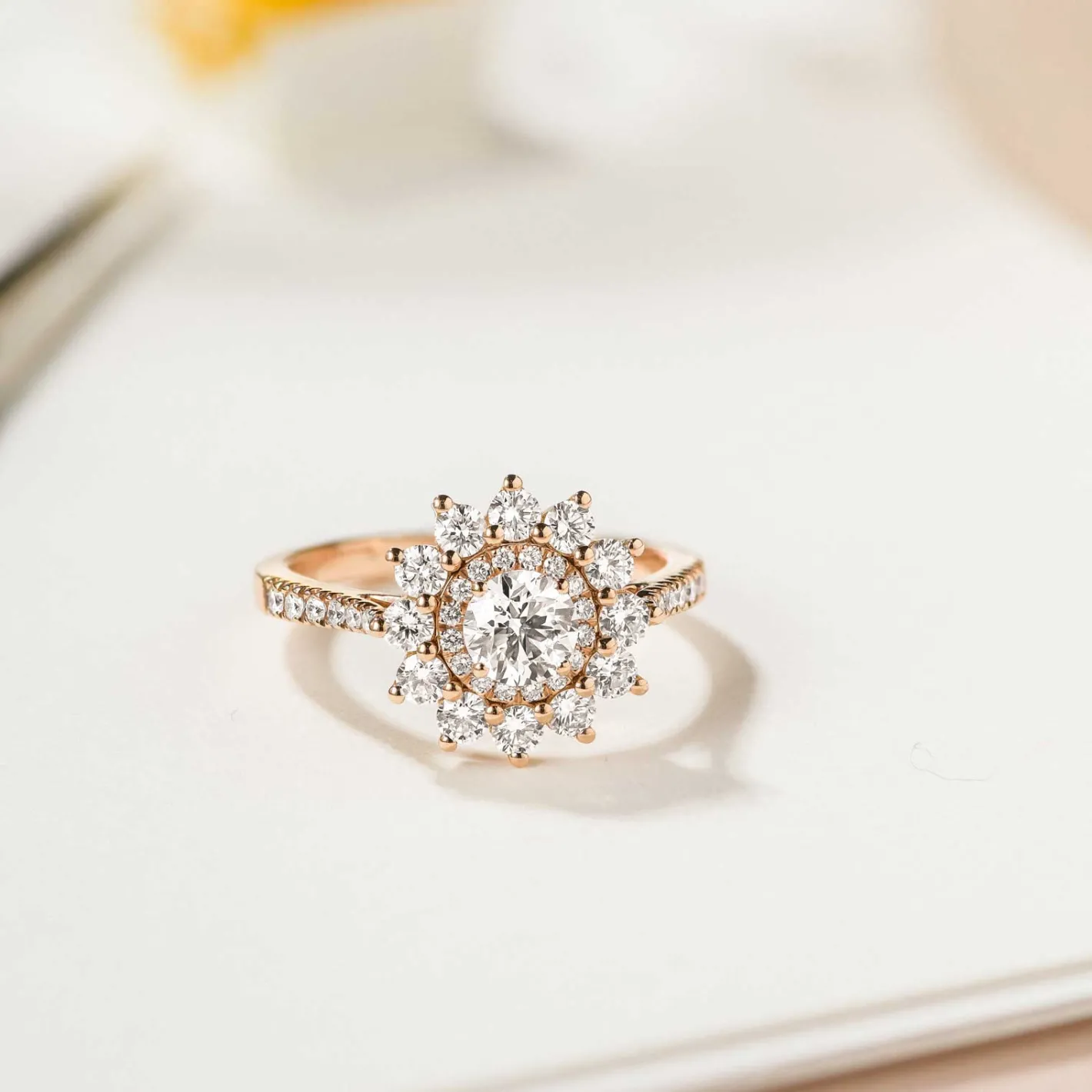 Bague Lefkos 5 mm Pavée^GEMMYO Outlet