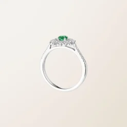 Bague Lefkos 4 mm Pavée^GEMMYO Hot