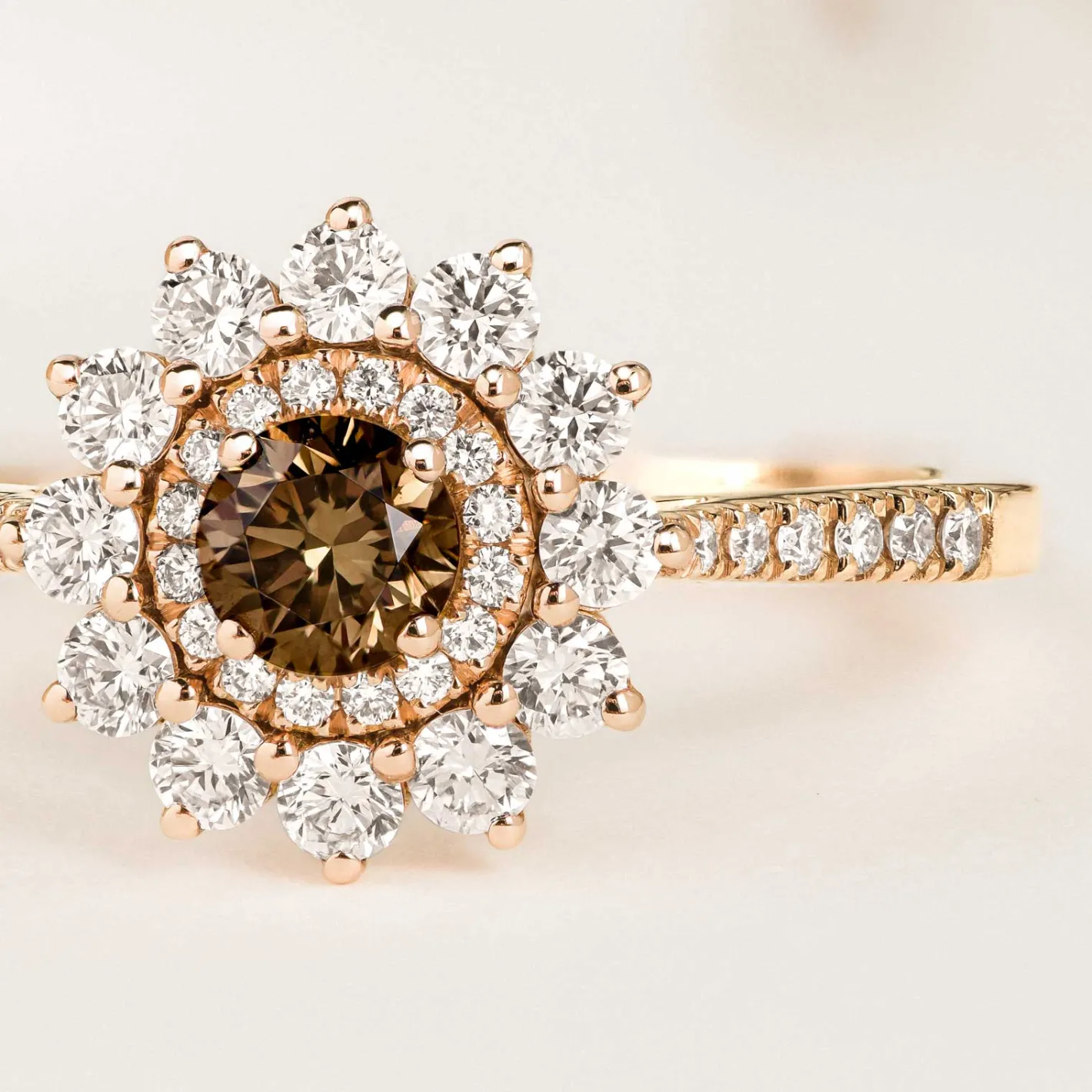 Bague Lefkos 4 mm Pavée^GEMMYO Hot