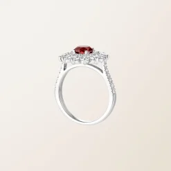 Bague Lefkos 6 mm Pavée^GEMMYO Best