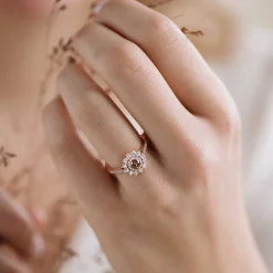 Bague Lefkos 4 mm Pavée^GEMMYO Best