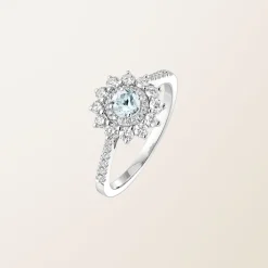 Bague Lefkos 4 mm Pavée^GEMMYO Outlet