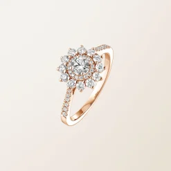 Bague Lefkos 4 mm Pavée^GEMMYO Sale