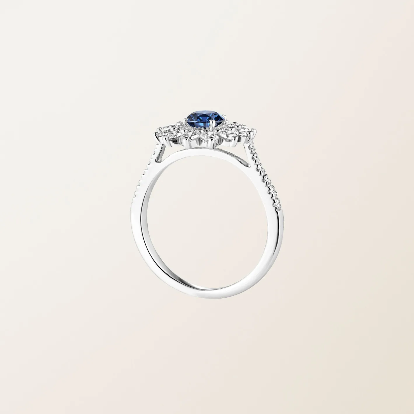 Bague Lefkos 5 mm Pavée^GEMMYO Clearance
