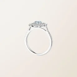 Bague Lefkos 5 mm Pavée^GEMMYO Best
