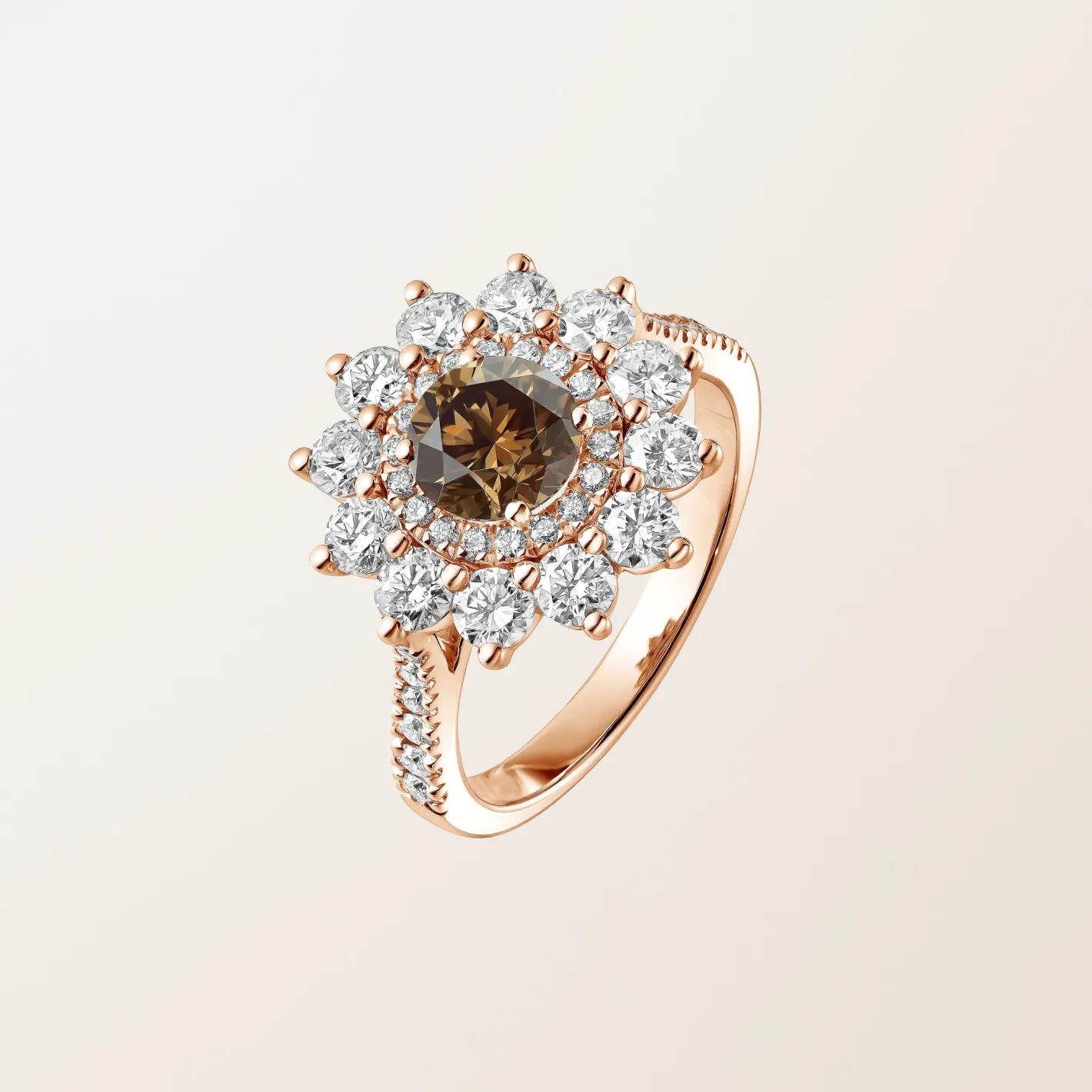Bague Lefkos 6 mm Pavée^GEMMYO Hot