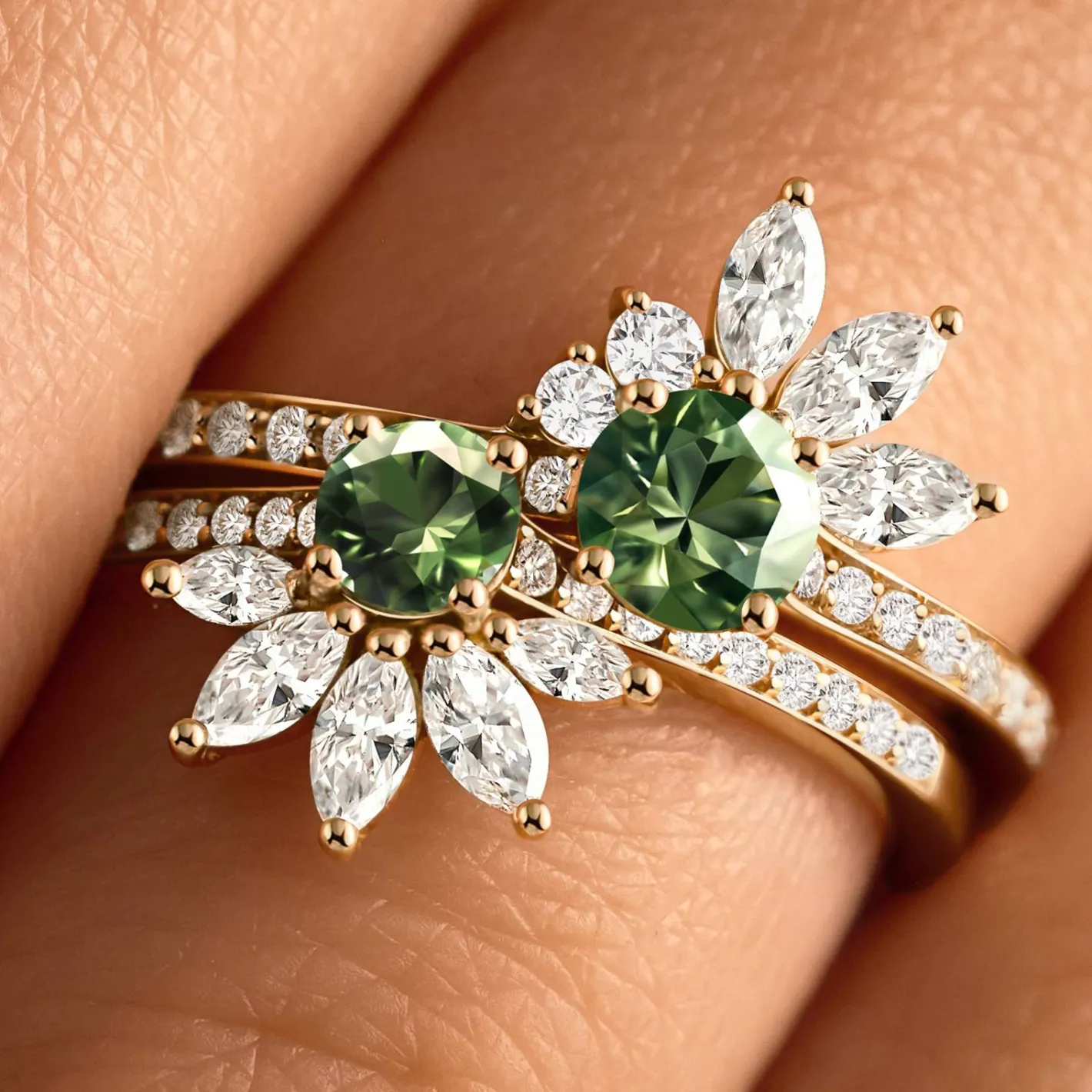 Bague Little EverBloom Pavée^GEMMYO Outlet