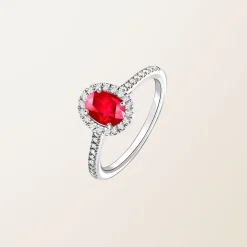 Bague Rétromantique Ovale Pavée^GEMMYO Online