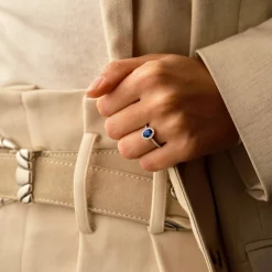 Bague Rétromantique Ovale Pavée^GEMMYO Online