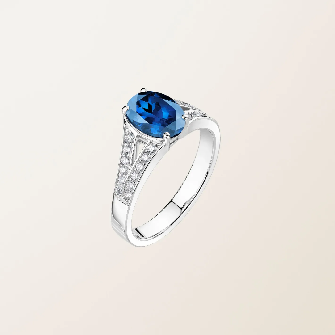 Bague Rétromantique Tiare Pavée^GEMMYO Online