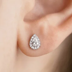 Boucles d'oreilles Baby Rétromantique Poires Pavées^GEMMYO Fashion