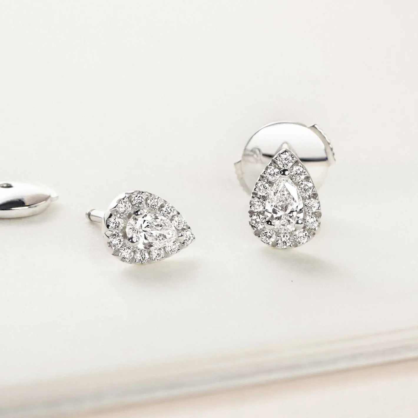 Boucles d'oreilles Baby Rétromantique Poires Pavées^GEMMYO Fashion