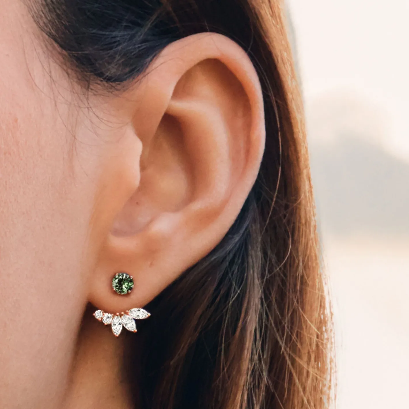 Boucles d'oreilles EverBloom Asymétriques^GEMMYO New