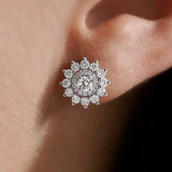 Boucles d'oreilles Lefkos^GEMMYO Online