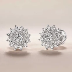 Boucles d'oreilles Lefkos^GEMMYO Online