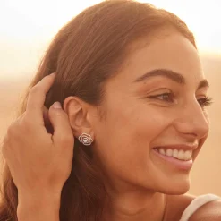 Boucles d'oreilles PrimaRosa Alta^GEMMYO Best