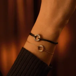 Bracelet cordon Entaille Rayons^GEMMYO New