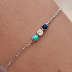 Bracelet rama Trio Bleu^GEMMYO New