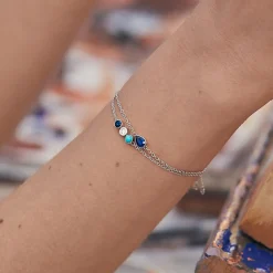 Bracelet rama Trio Bleu^GEMMYO New