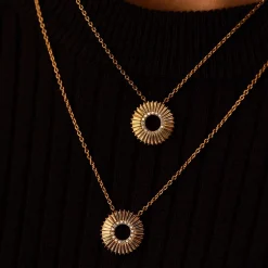 Pendentif Entaille Rayons Pavé^GEMMYO Sale